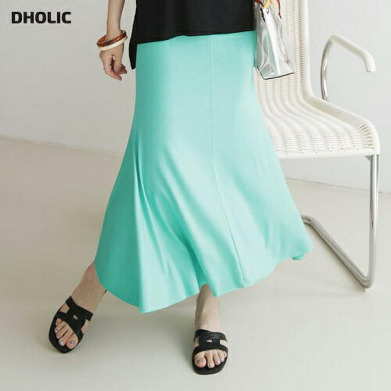 【只今10%OFF】イージーフレアロングスカート・全4色・t63200 レディース【sk】【韓国 ファッション スカート ロング