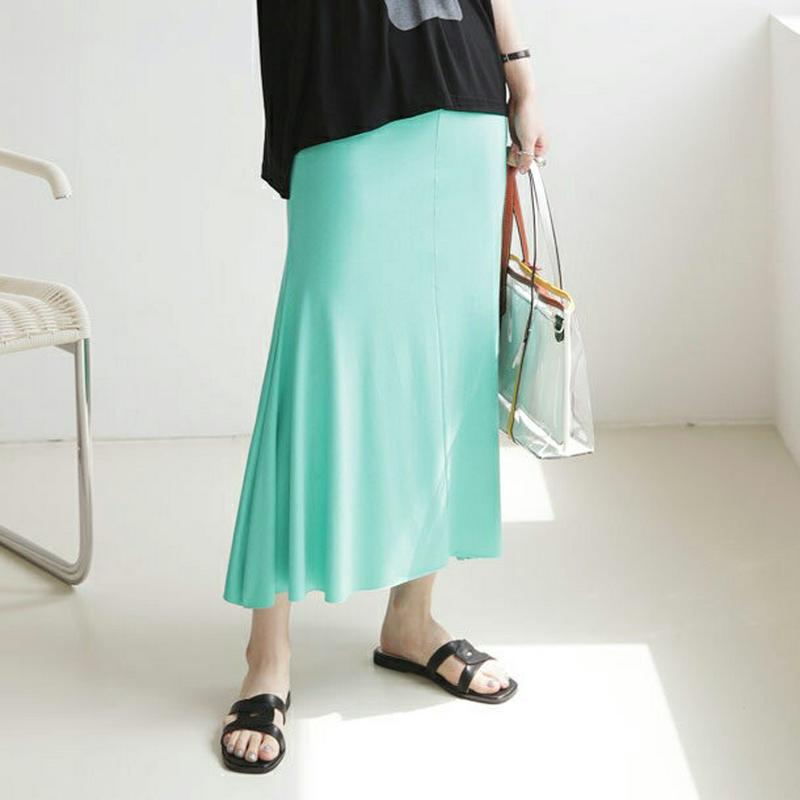 【只今10%OFF】イージーフレアロングスカート・全4色・t63200 レディース【sk】【韓国 ファッション スカート ロング