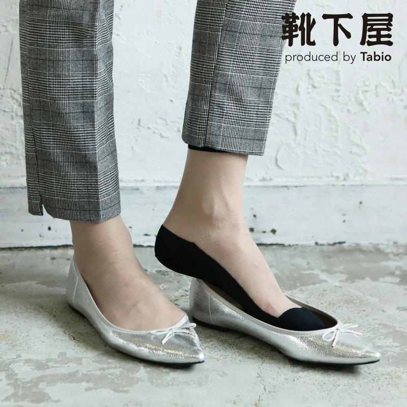 【全品送料無料★〜5/16 09:59迄】【あす楽】【Tabio】 シアーカバー風ショートソックス / 靴下屋 靴下 タビオ くつ下 ショート チュール シースルー フットカバー風 レディース 日本製