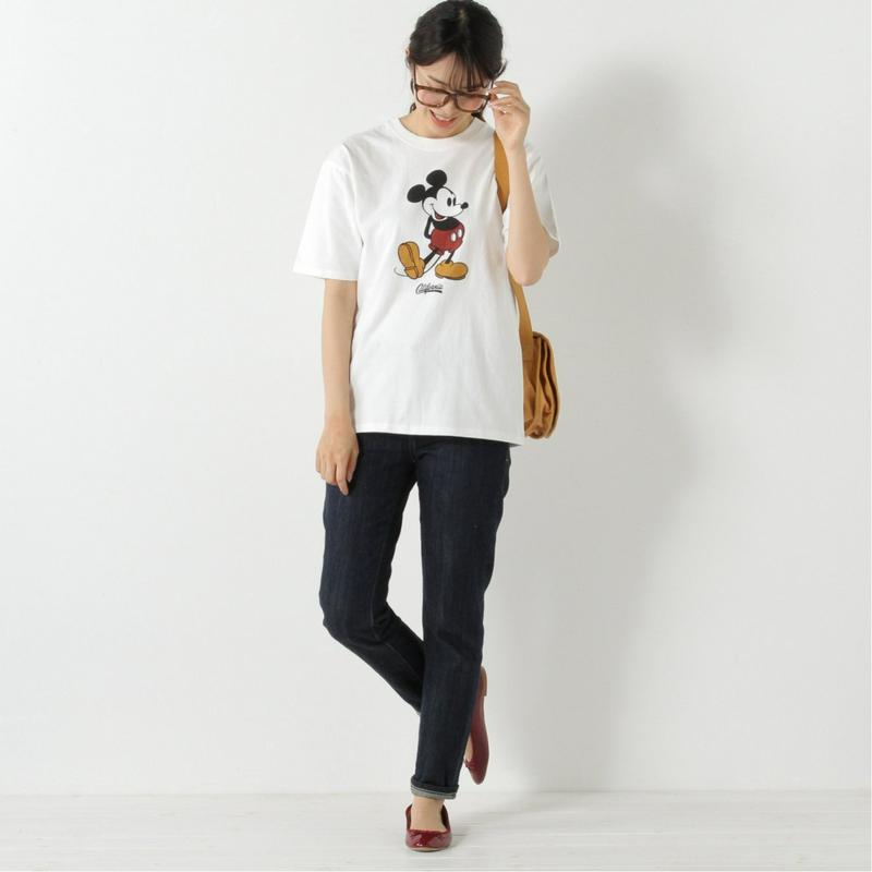 【まだまだ暑い日にぴったり！】選べる８色展開◎プリント半袖Ｔシャツ「ミッキーマウス」（ディズニー）