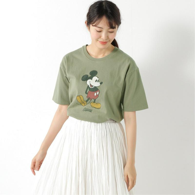 【まだまだ暑い日にぴったり！】選べる８色展開◎プリント半袖Ｔシャツ「ミッキーマウス」（ディズニー）