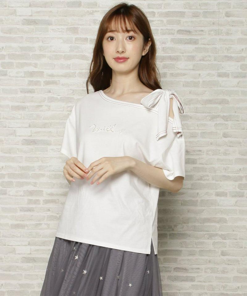 【Ray9月号掲載】パールロゴステッチロゴTシャツ