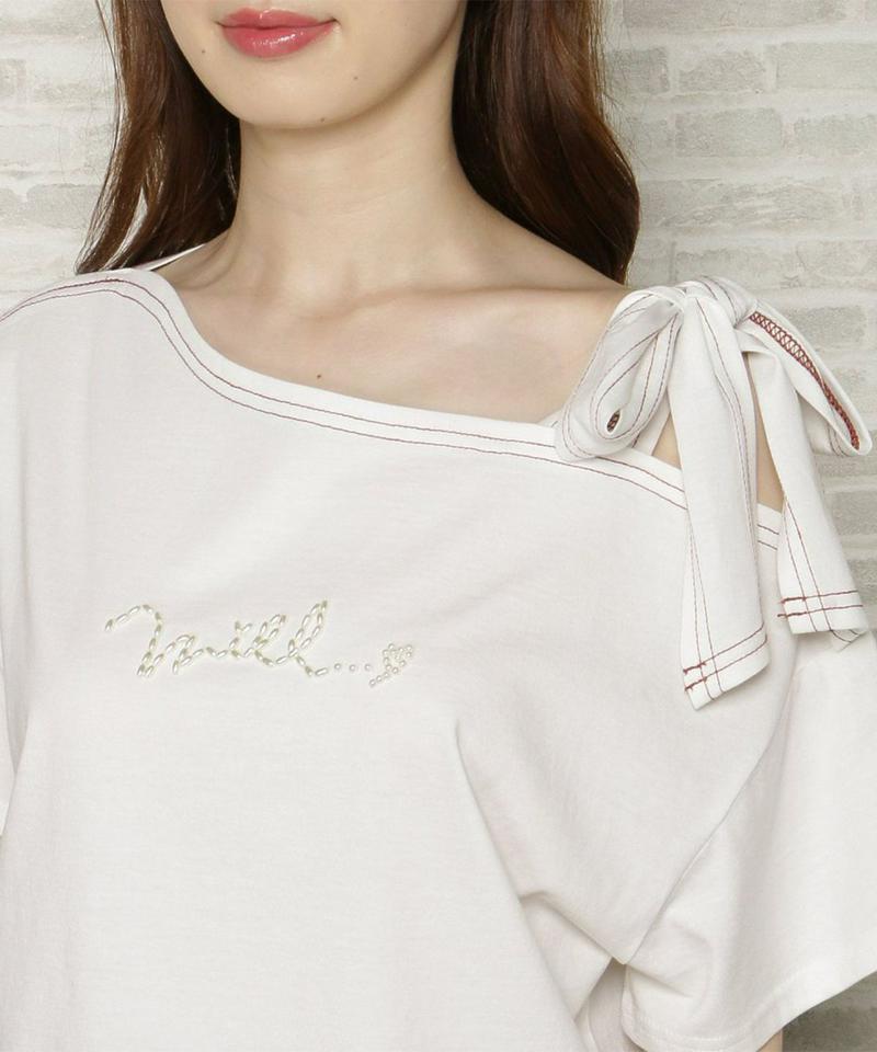 【Ray9月号掲載】パールロゴステッチロゴTシャツ