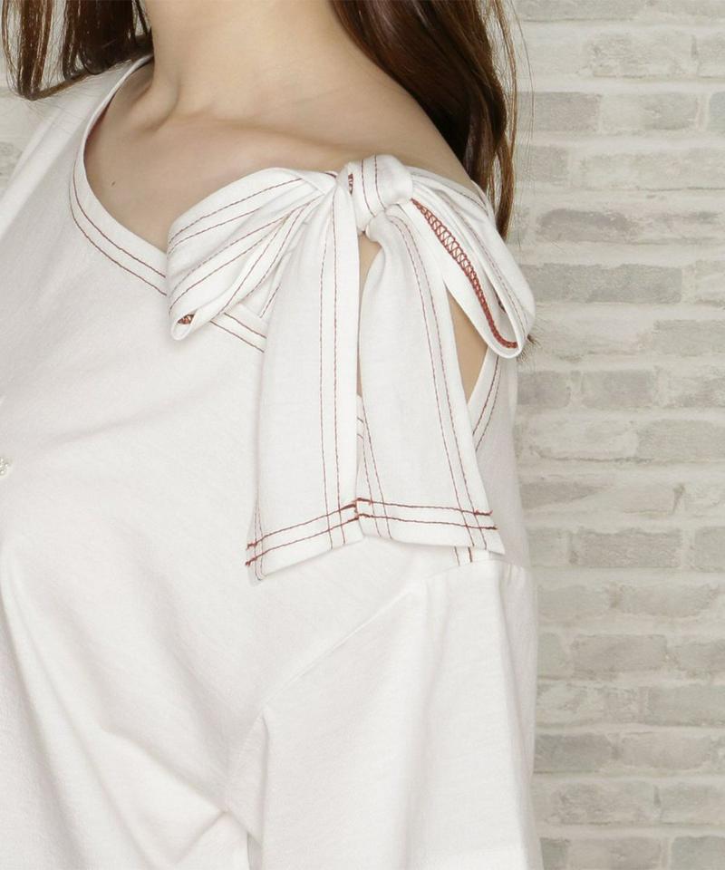 【Ray9月号掲載】パールロゴステッチロゴTシャツ