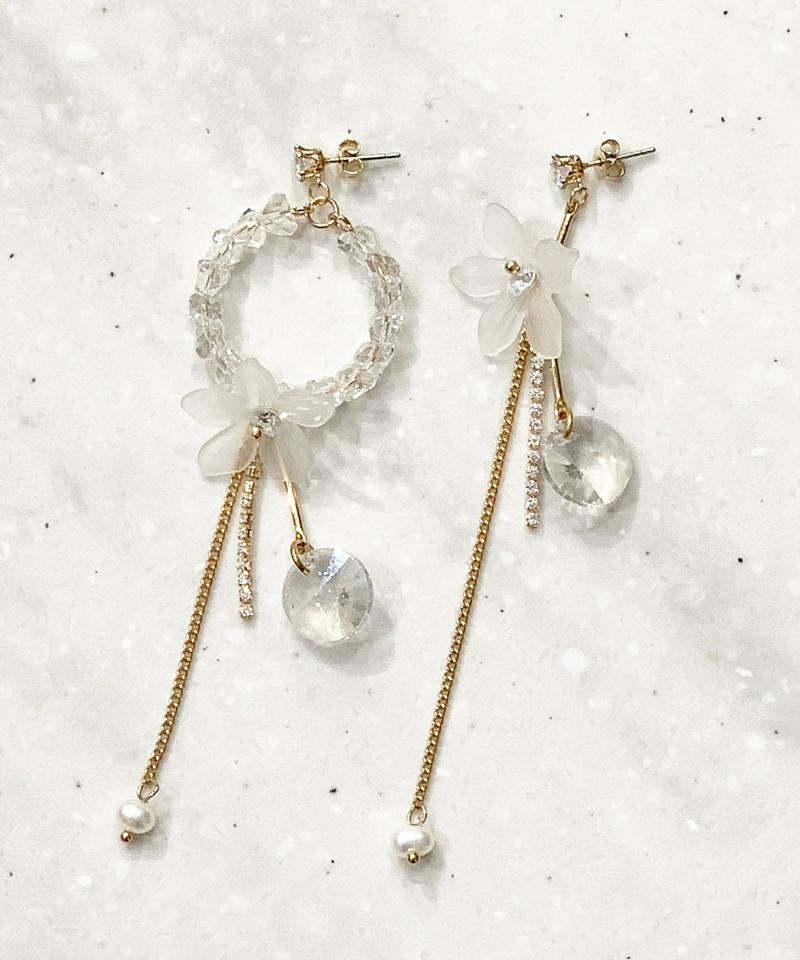 【felice】プレクシーフラワーピアス