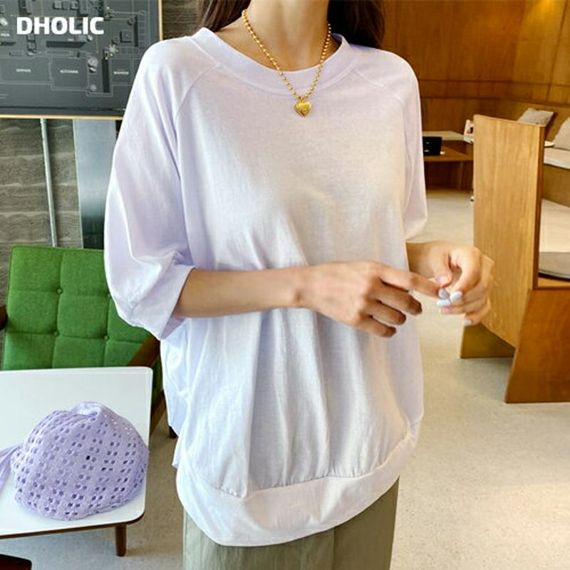 【新作10%OFF】ラグランドルマンスリーブTシャツ・全3色・b60460 レディース【tops】【韓国 ファッション トップス