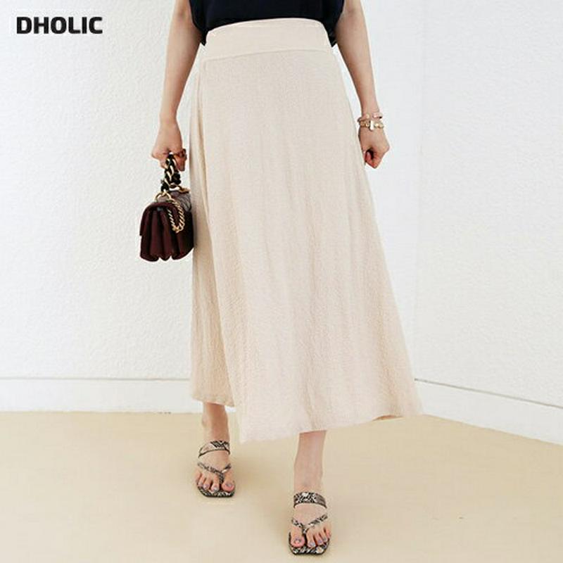 【新作10%OFF】テクスチャーフレアスカート・全3色・b63348 レディース【sk】【韓国 ファッション スカート ロング 