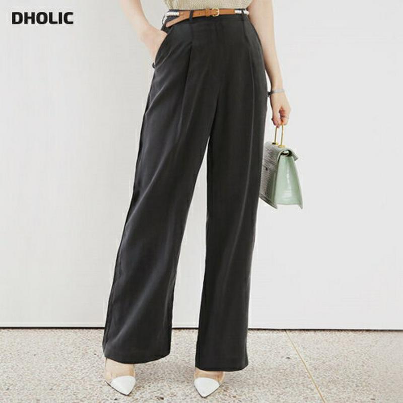 【新作10%OFF】タックストレートパンツ・全3色・t63343 レディース【pt】【韓国 ファッション パンツ ズボン ボトム