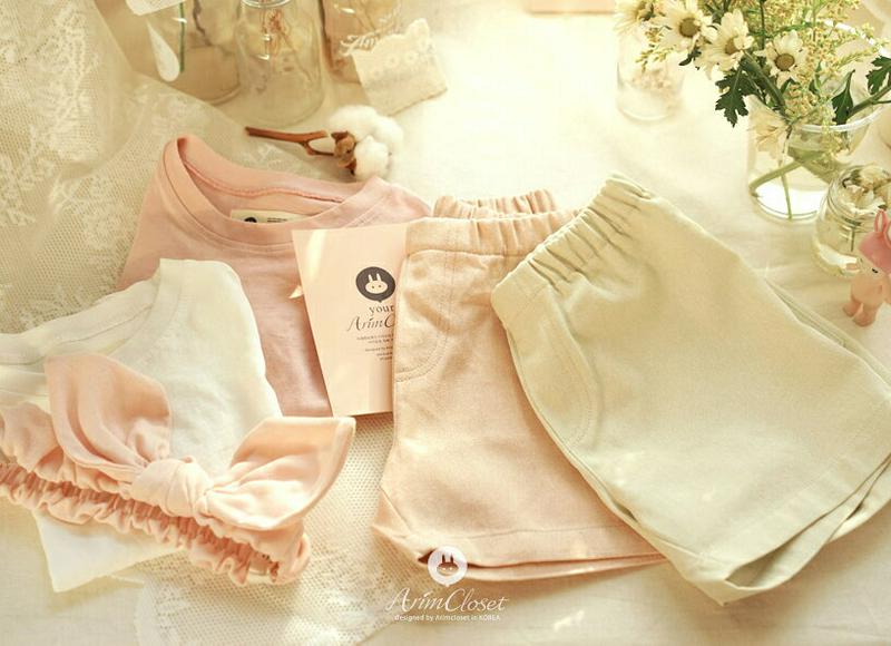 ダブルポケットハーフパンツ・p004573 キッズ【0~2才】【pt】【ボトムス パンツ ハーフパンツ 半ズボン シンプル カジュアル 女の子 男の子 ベビー 綿 コットン 単色 無地 韓国 韓国子供服 子供 こども 子供服 こども服】【KIDS】