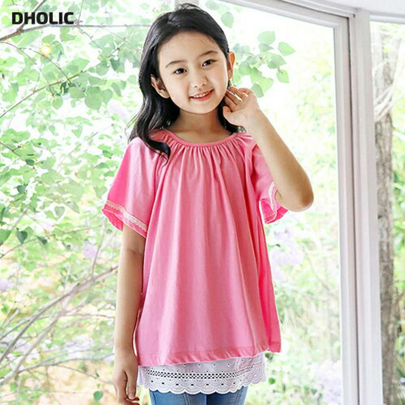 【只今10%OFF】バックリボンギャザーネックTシャツ・p003703 キッズ【3~8才】【tops】【トップス Tシャツ 半袖