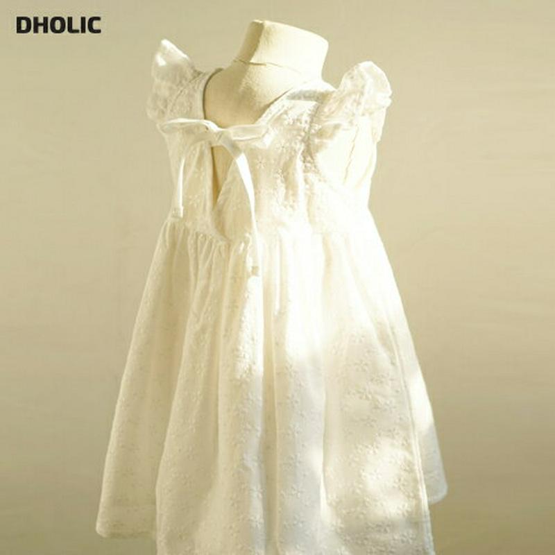 フラワーコットンバックリボンワンピース・p004582 キッズ【0~2才】【ops】【ワンピース ロングワンピース スリーブレス フリルスリーブ リボン バックシャン 綿 コットン 女の子 かわいい 韓国 韓国子供服 子供 こども 子供服 こども服】【KIDS】