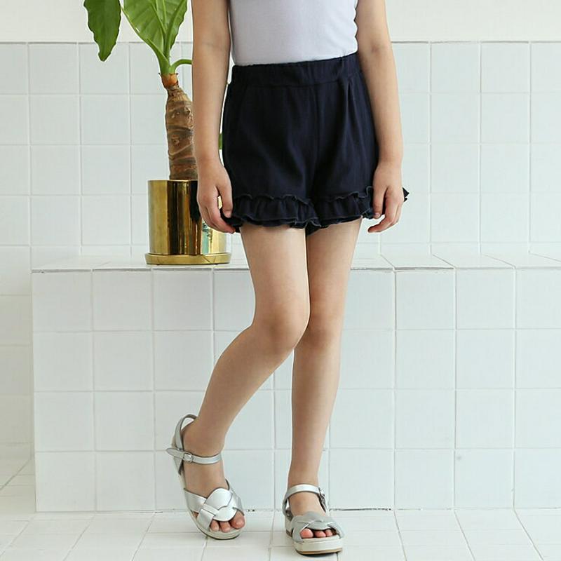 【只今10%OFF】フリルヘムショートパンツ・p003711 キッズ【3~8才】【pt】【ショートパンツ ショーパン 短パン パ