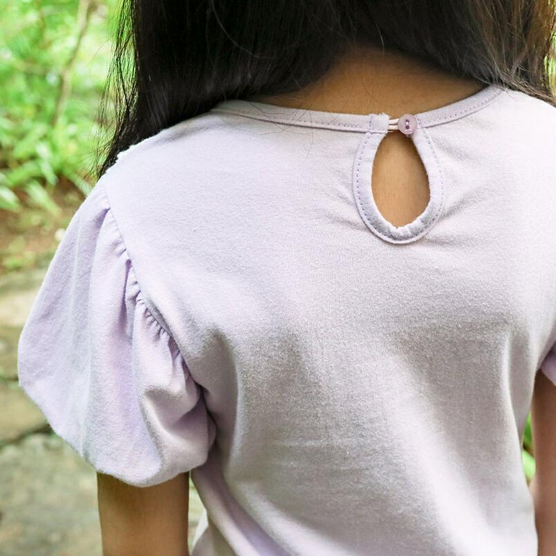 【只今10%OFF】レースボックスラインTシャツ p003596・キッズ 【3~8才】【tops】【韓国 ファッション トップス