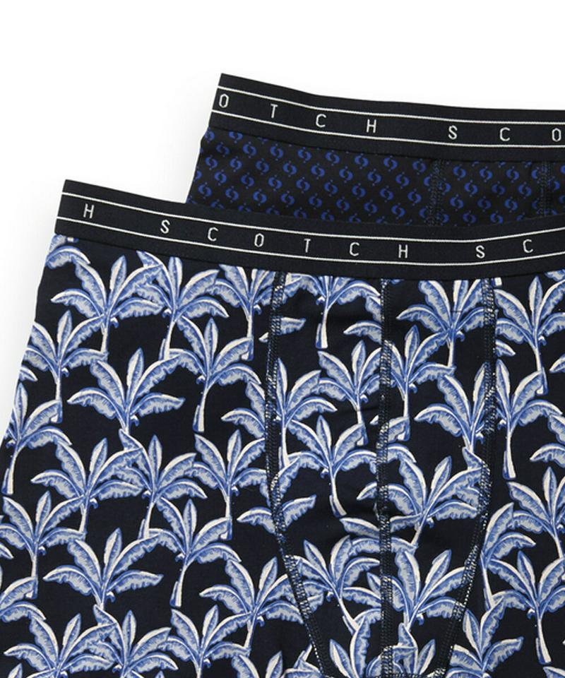 SCOTCH&SODA スコッチ&ソーダ 下着 2-Pack Patterned Boxer Shorts (2ペア1セット) 