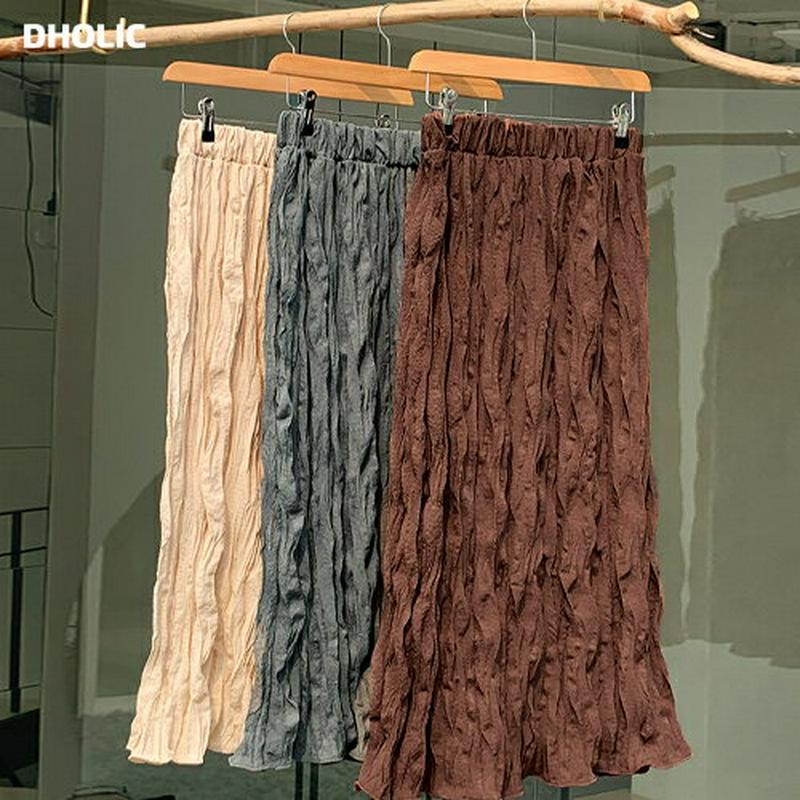 【新作10%OFF】リンクルイージースカート・全4色・t60507 レディース【sk】【韓国 ファッション ボトムス スカート 