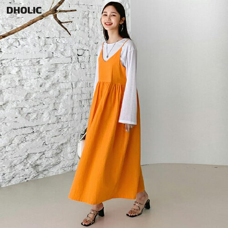 【新作10%OFF】フレアギャザーワンピース・全3色・t60499 レディース【ops】【韓国 ファッション ワンピース ロング