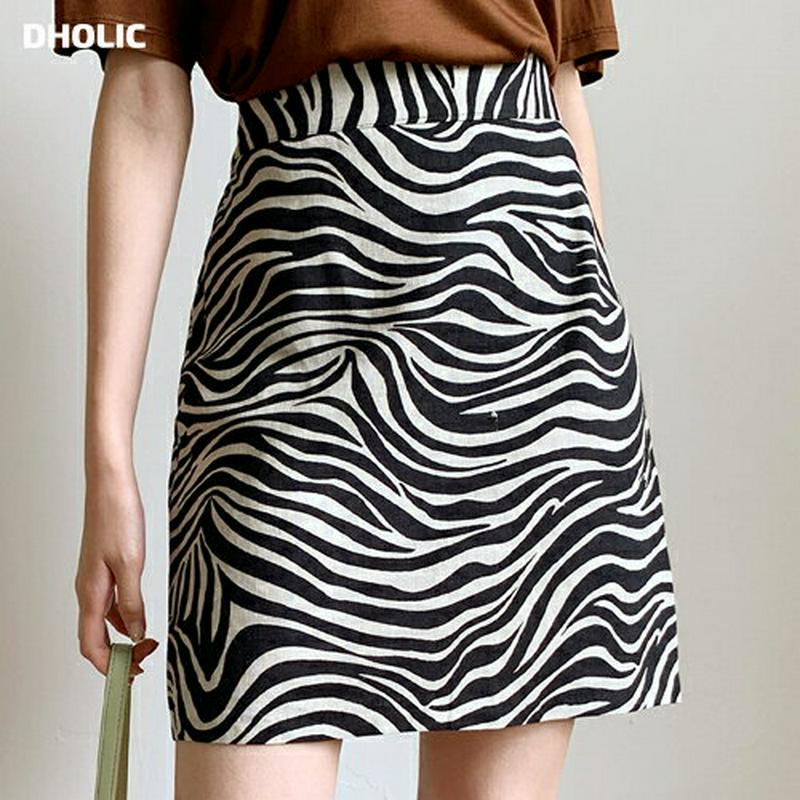 【新作10%OFF】ゼブラパターンミニスカート・全2色・b47820 レディース【sk】【韓国 ファッション ボトムス スカート