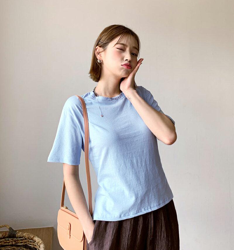 【新作10%OFF】バックスリットリボンTシャツ・全4色・t47796 レディース【tops】【韓国 ファッション トップス T