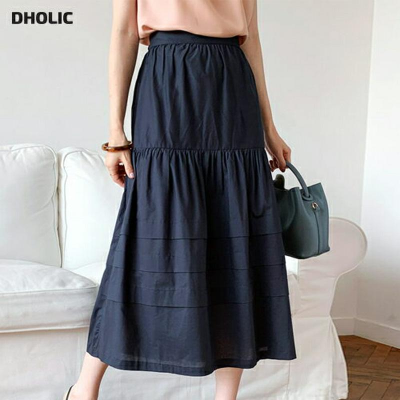 【新作10%OFF】ギャザータックスカート・全4色・b63409 レディース【sk】【韓国 ファッション スカート ロング ロン