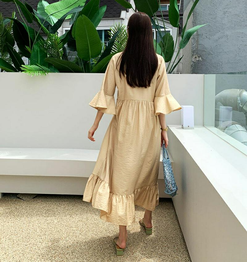 刺繍タッセルストラップワンピース・全2色・b60482 レディース【ops】【韓国 ファッション ワンピース ロング丈 ロングワ