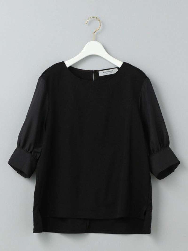 【WORKTRIPOUTFITS】★WTOCS布帛ポンチコンビプルオーバー