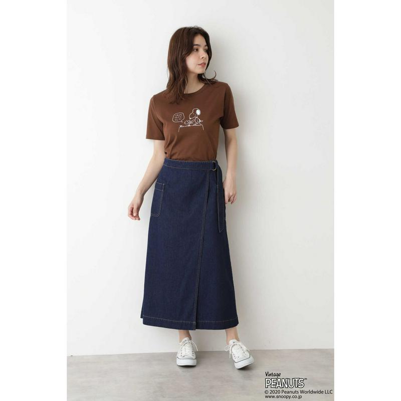 「スヌーピー」プリントＴシャツ（NATURAL BEAUTY BASIC／ナチュラルビューティー ベーシック）