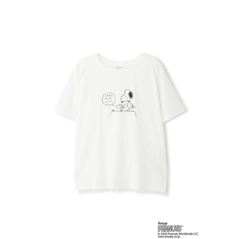 「スヌーピー」プリントＴシャツ（NATURAL BEAUTY BASIC／ナチュラルビューティー ベーシック）
