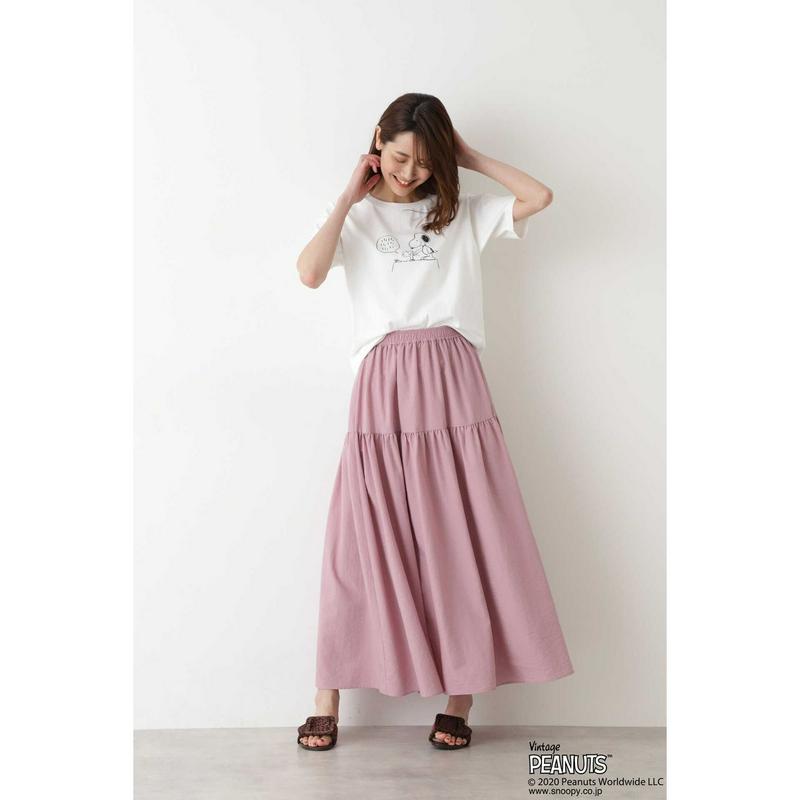 「スヌーピー」プリントＴシャツ（NATURAL BEAUTY BASIC／ナチュラルビューティー ベーシック）