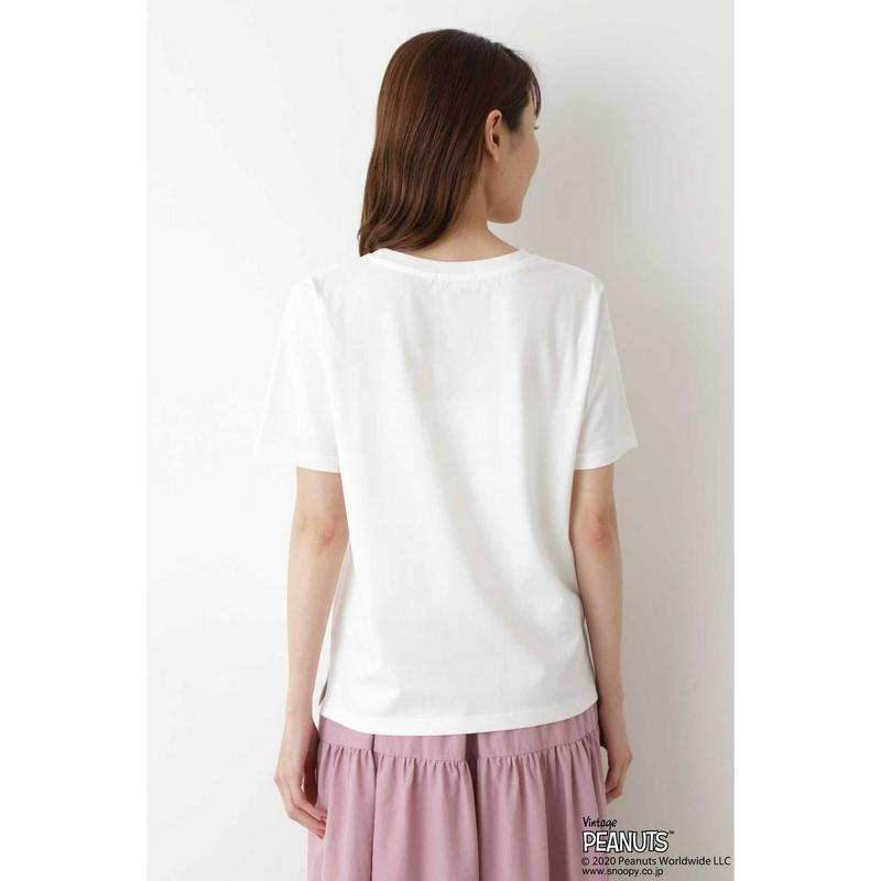 「スヌーピー」プリントＴシャツ（NATURAL BEAUTY BASIC／ナチュラルビューティー ベーシック）
