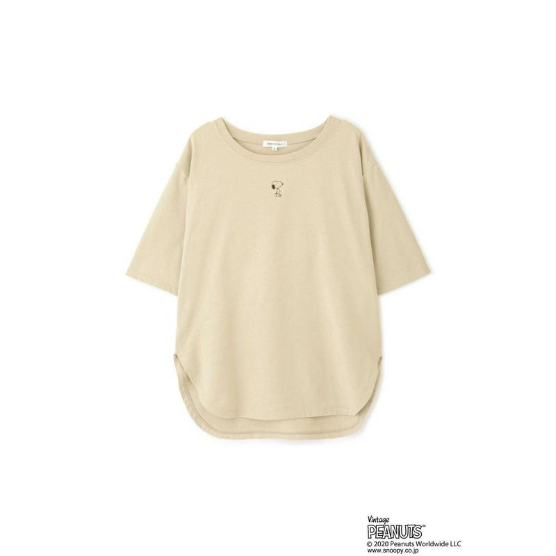 「スヌーピー」ラウンドヘムプルオーバー（NATURAL BEAUTY BASIC／ナチュラルビューティー ベーシック）