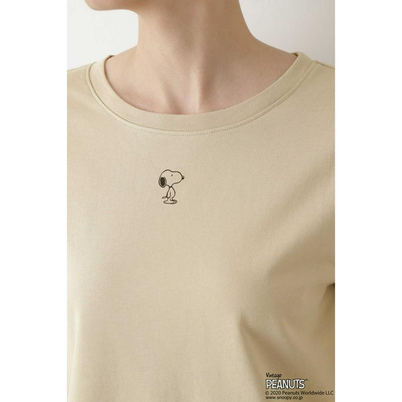 「スヌーピー」ラウンドヘムプルオーバー（NATURAL BEAUTY BASIC／ナチュラルビューティー ベーシック）