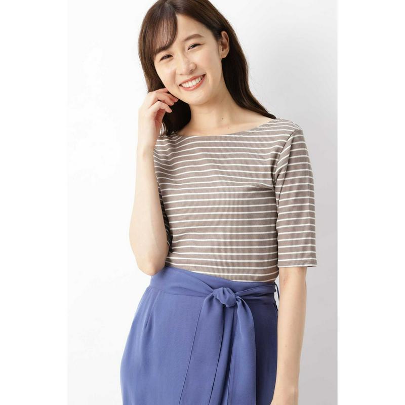 ニュアンスボーダーＴシャツ（NATURAL BEAUTY BASIC／ナチュラルビューティー ベーシック）