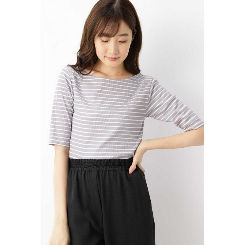 ニュアンスボーダーＴシャツ（NATURAL BEAUTY BASIC／ナチュラルビューティー ベーシック）