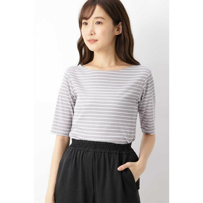 ニュアンスボーダーＴシャツ（NATURAL BEAUTY BASIC／ナチュラルビューティー ベーシック）