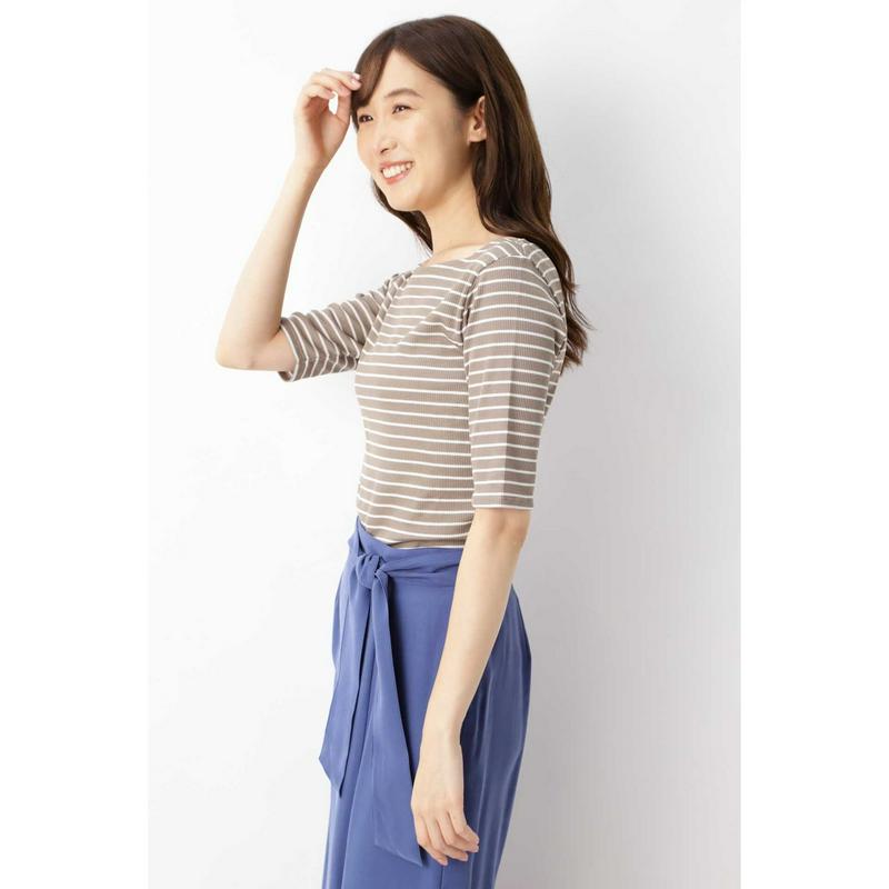 ニュアンスボーダーＴシャツ（NATURAL BEAUTY BASIC／ナチュラルビューティー ベーシック）