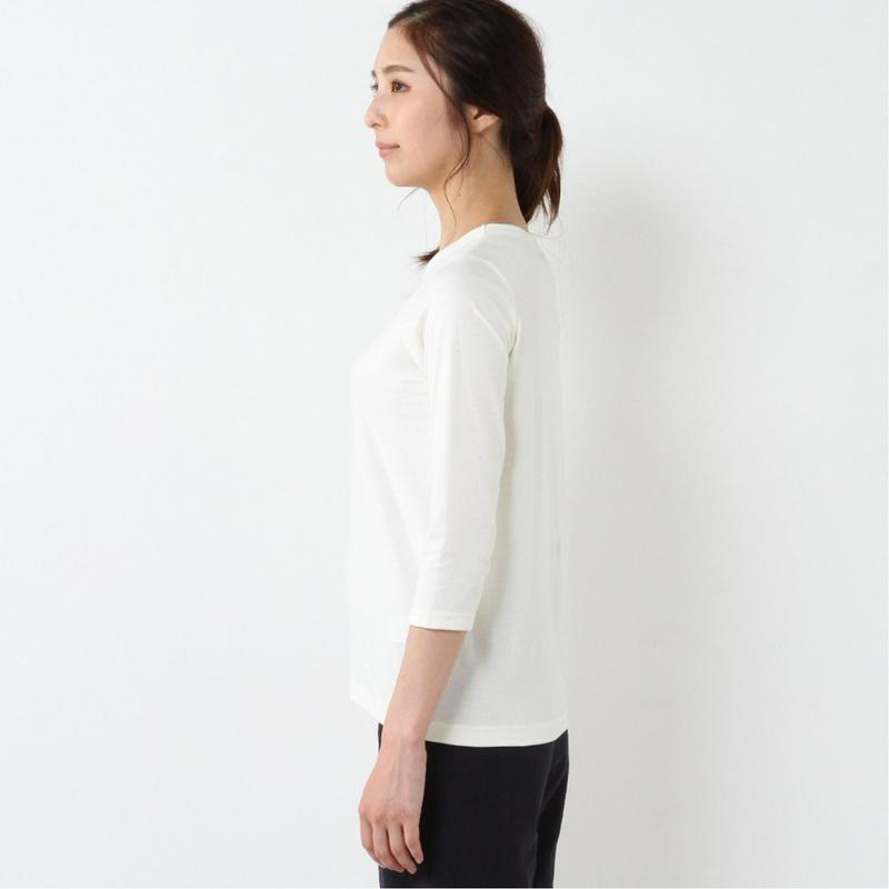 オーガニックコットン１００％◎７分袖Ｔシャツ（ページワン/PAGE ONE）
