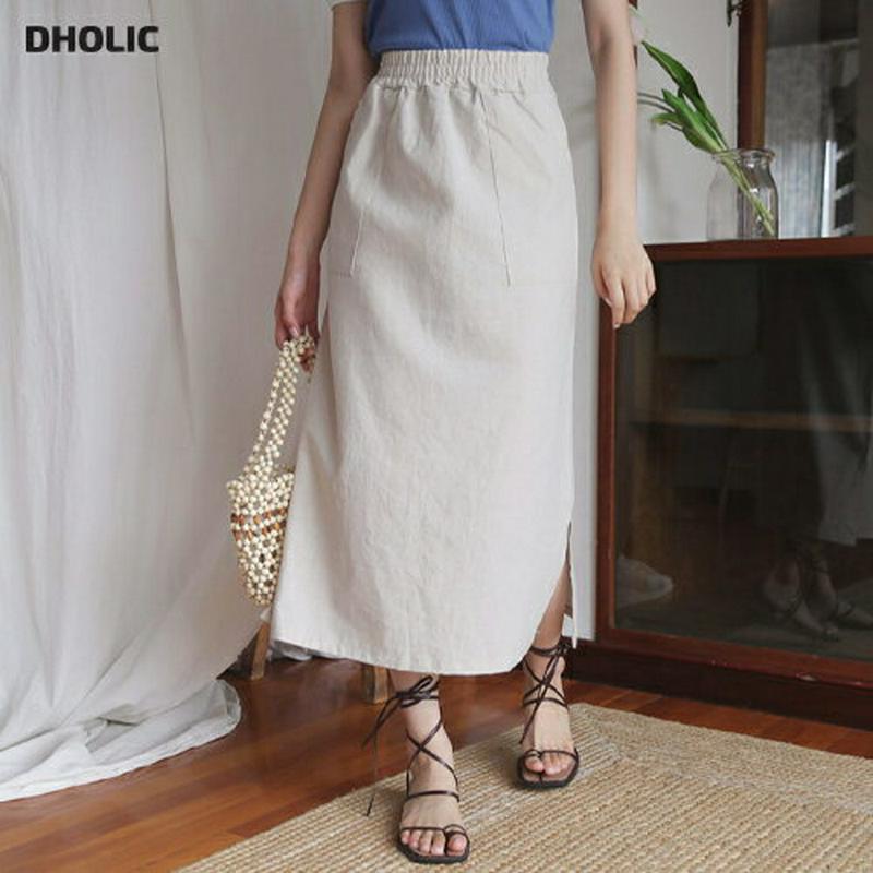 【新作10%OFF】Aラインポケットスカート・全3色・t60521 レディース【sk】【韓国 ファッション ボトムス スカート 