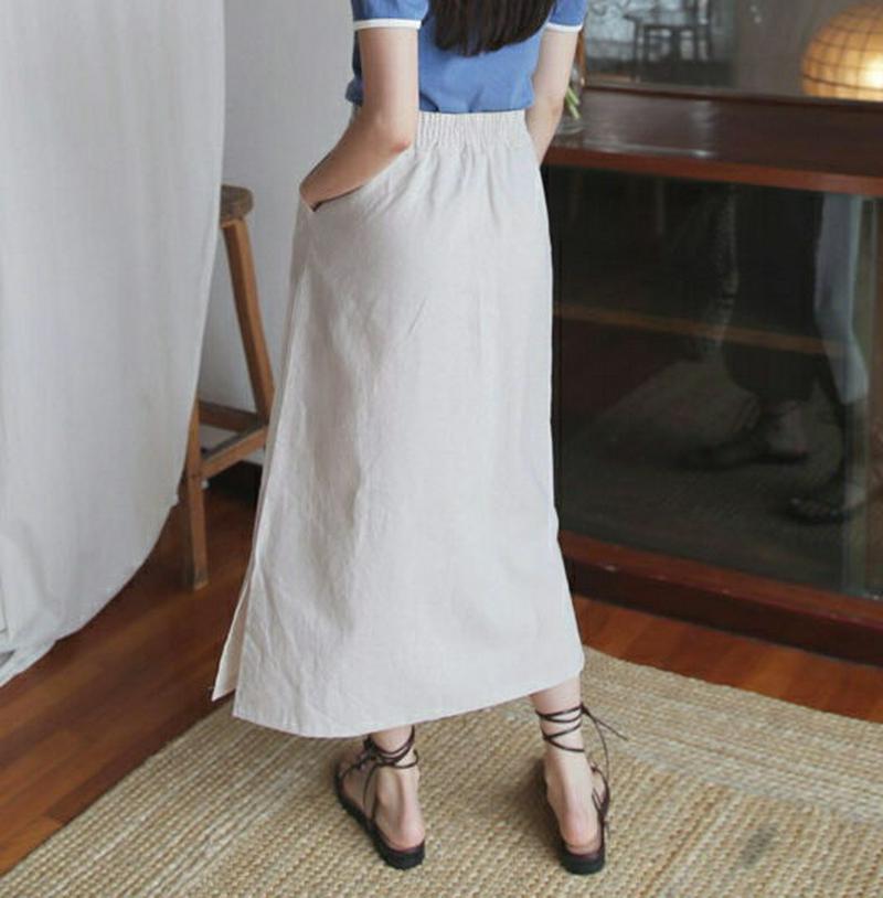 【新作10%OFF】Aラインポケットスカート・全3色・t60521 レディース【sk】【韓国 ファッション ボトムス スカート 