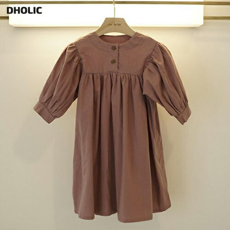 【新作10%OFF】ギャザー長袖ワンピース・u04677 キッズ【3~8才】【ops】【ワンピース ロングワンピース 長袖 ロン