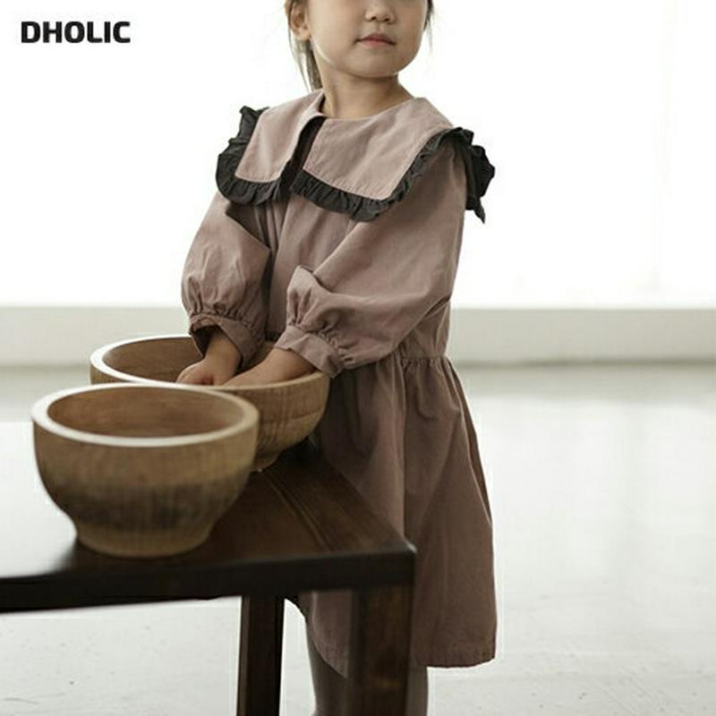 【新作10%OFF】フリルボックスカラーワンピース・u04672 キッズ【3~8才】【ops】【ワンピース ロングワンピース 長