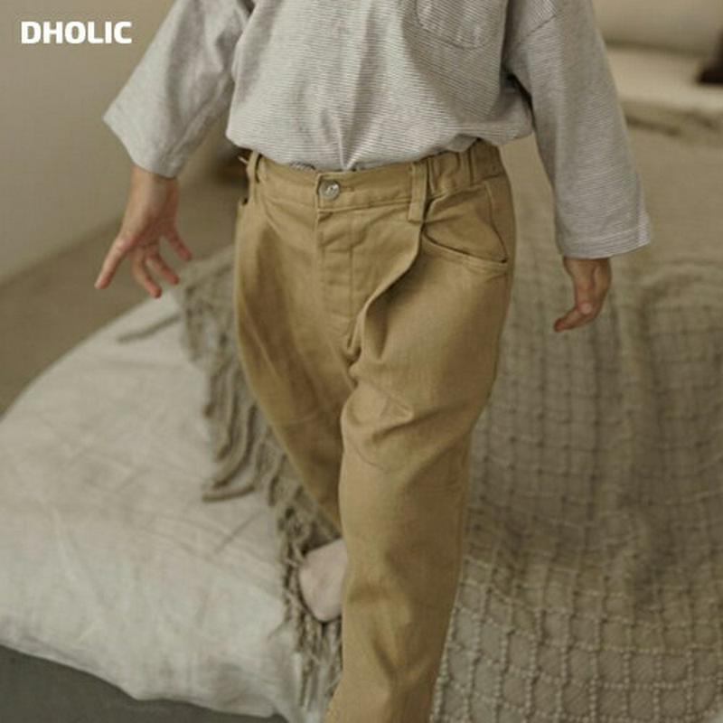【新作10%OFF】ウエストタックパンツ・u04687 キッズ【3~8才】【pt】【ボトムズ パンツ ズボン ロングパンツ カジ