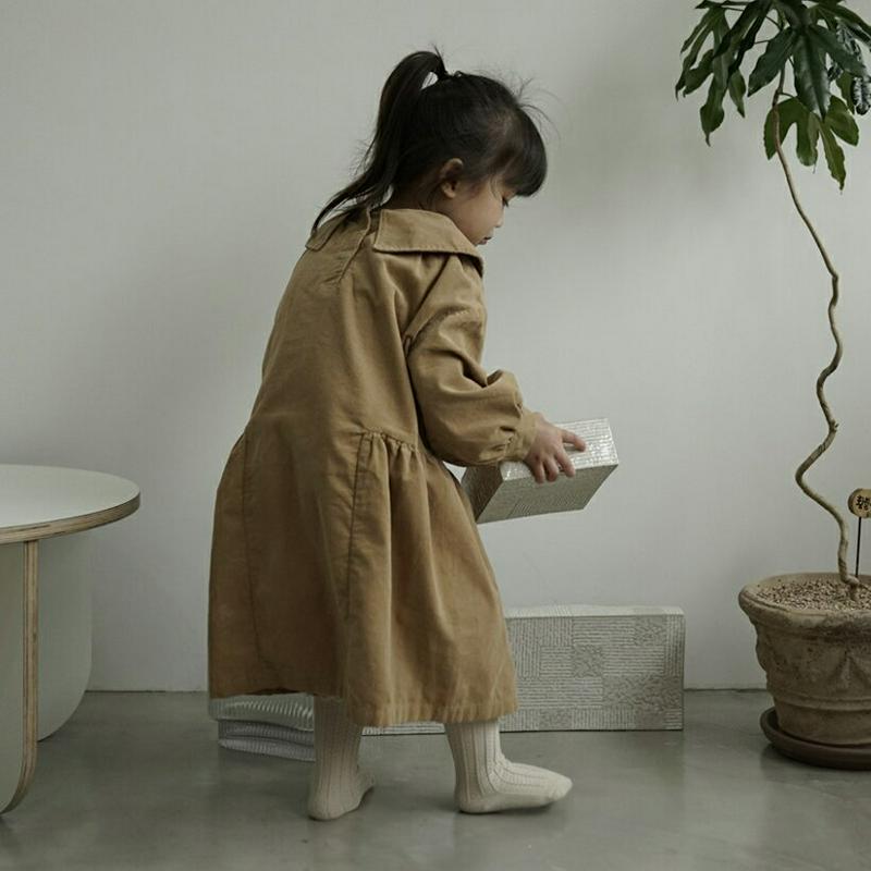 【新作10%OFF】カラーコーデュロイワンピース・u04674 キッズ【3~8才】【ops】【ワンピース ロングワンピース 長袖