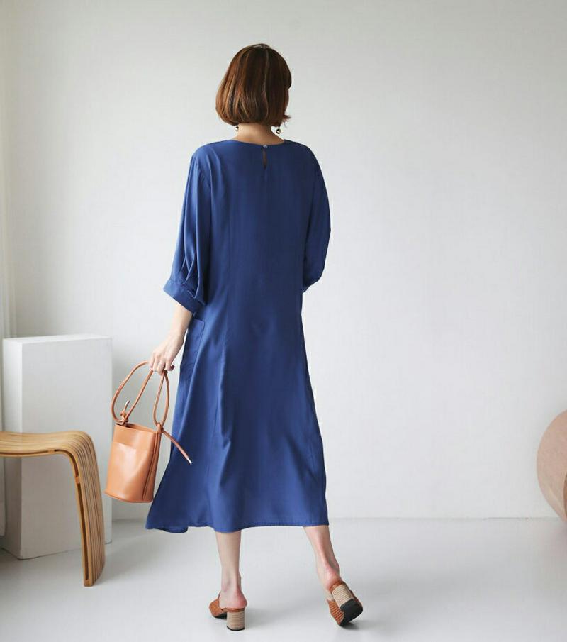 【新作10%OFF】ベルト付ステッチポケットワンピース・全3色・b47863 レディース【ops】【韓国 ファッション ワンピー