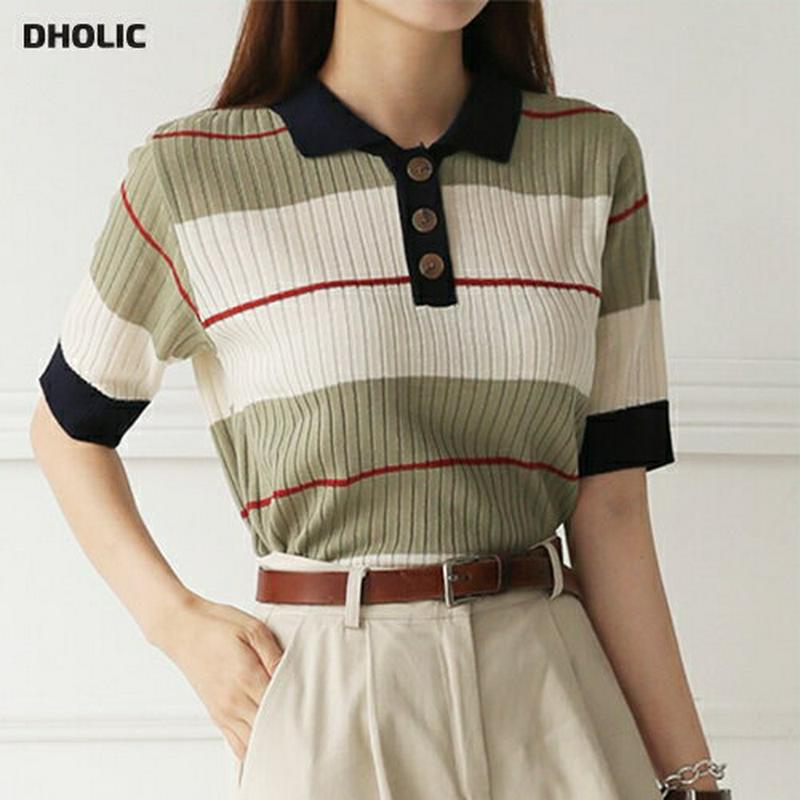 【新作10%OFF】コントラストカラーボタンニット・全3色・t63414 レディース【tops】【韓国 ファッション トップス 