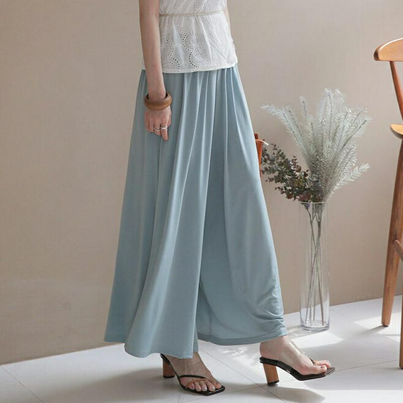ウエストストレッチフレア パンツ・全3色・b63475 レディース【pt】【韓国 ファッション パンツ ズボン ボトムス ワイド