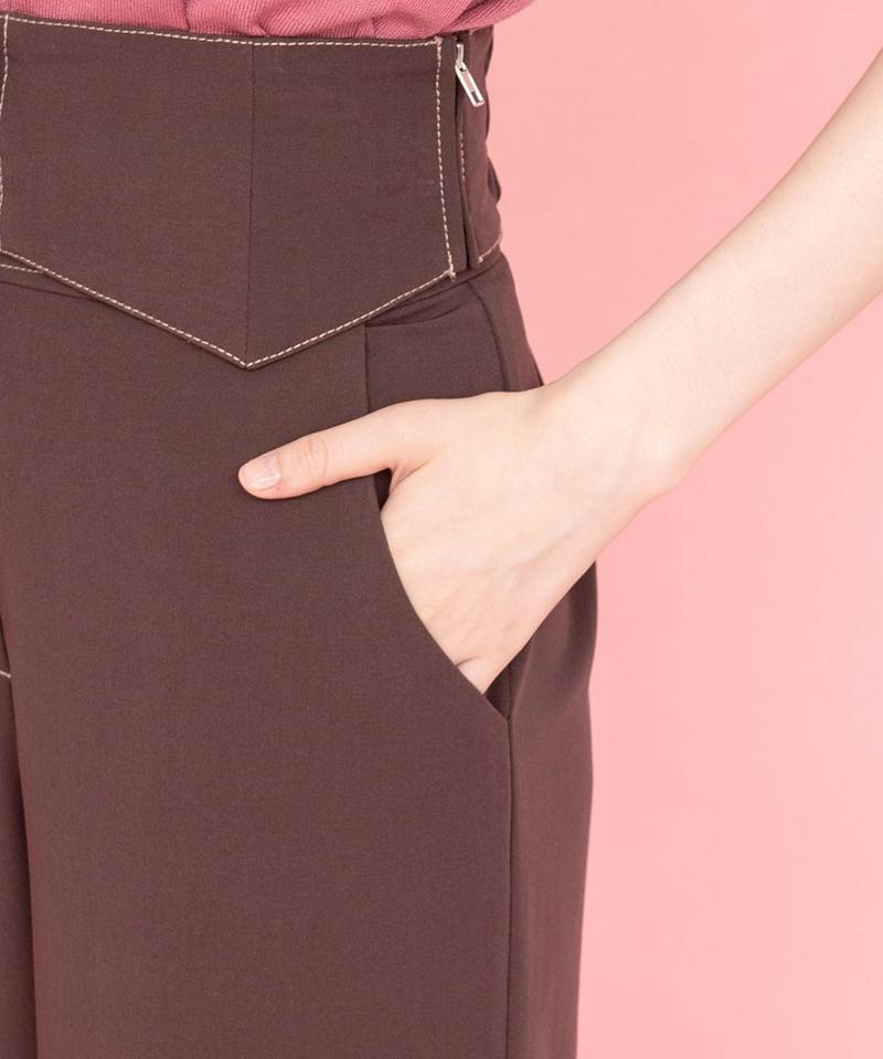 ウエストリボン２WAYパンツ
