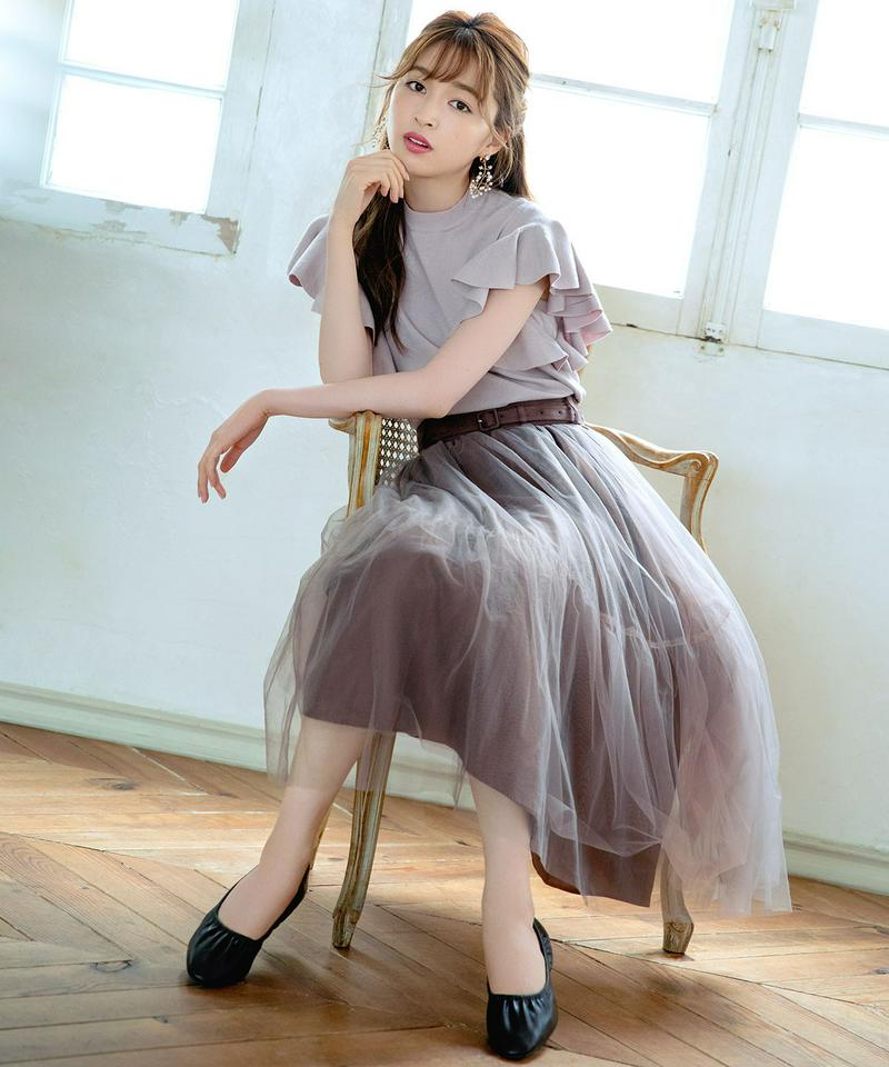 レーヨンストレッチラッフルＨＮニット