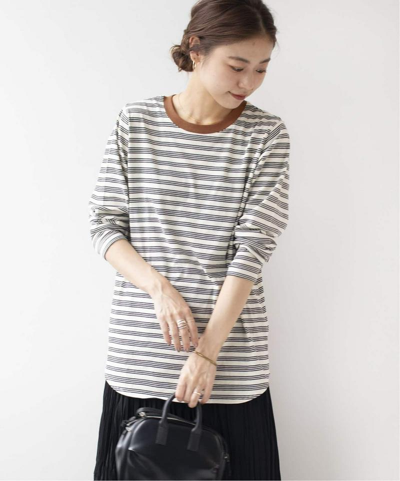 コットンボーダースカーフプルオーバー◆（JOURNAL STANDARD relume）
