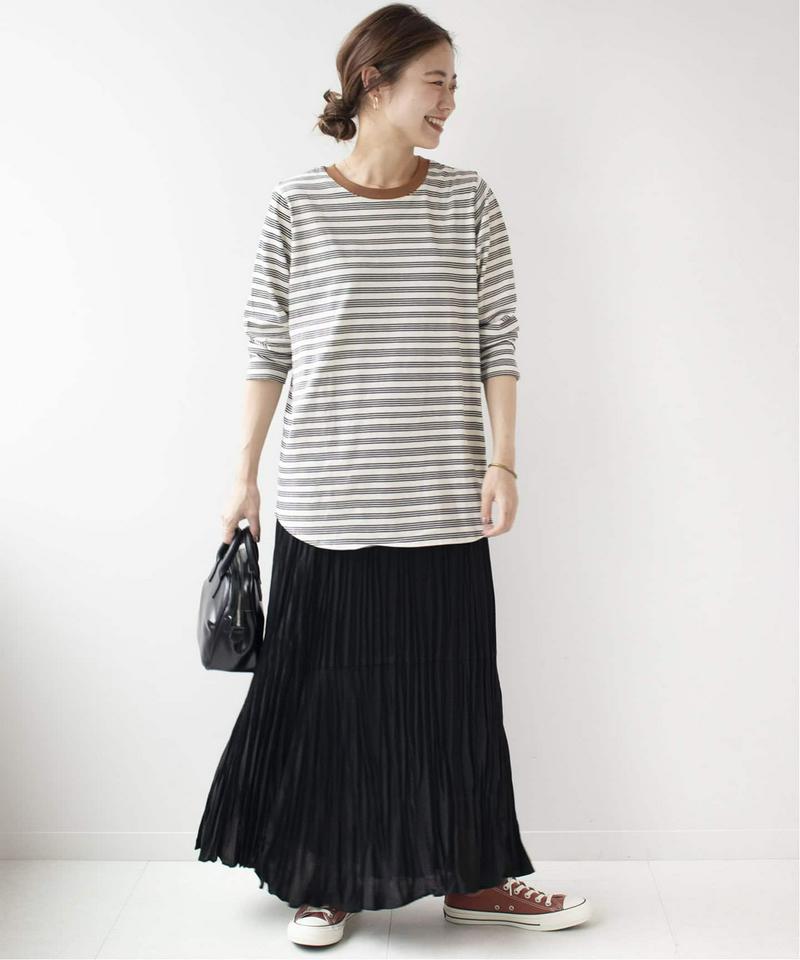コットンボーダースカーフプルオーバー◆（JOURNAL STANDARD relume）