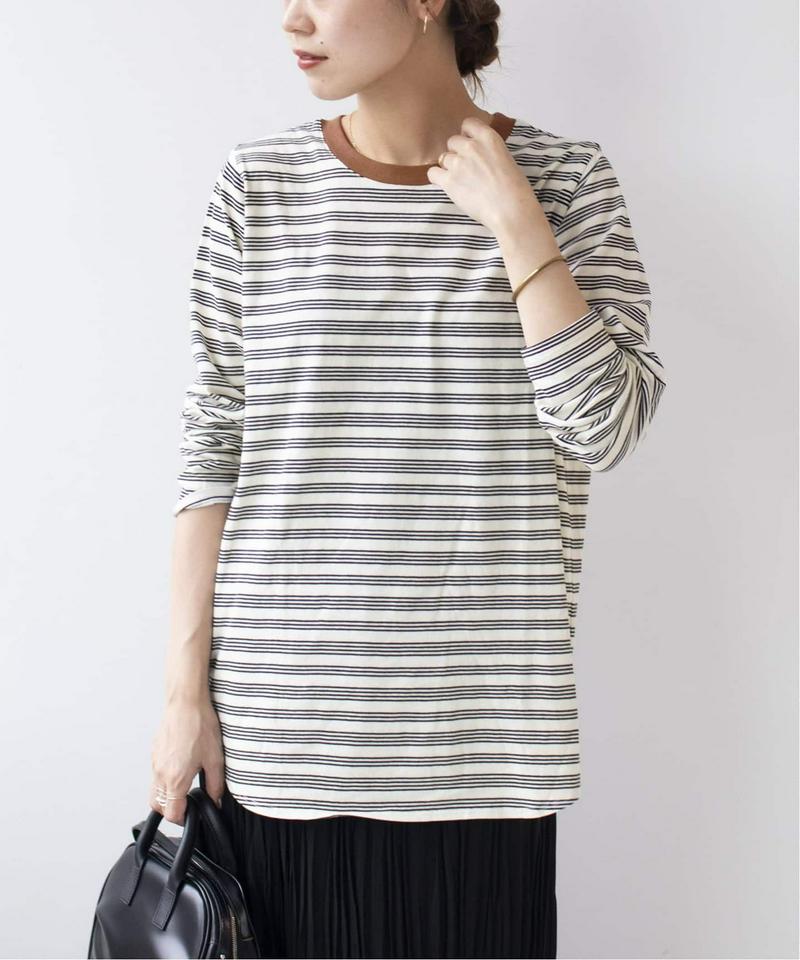 コットンボーダースカーフプルオーバー◆（JOURNAL STANDARD relume）